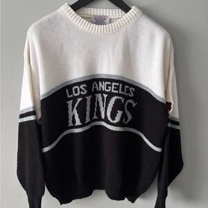 Vintage Black and White Los Angeles Kings Sweater
